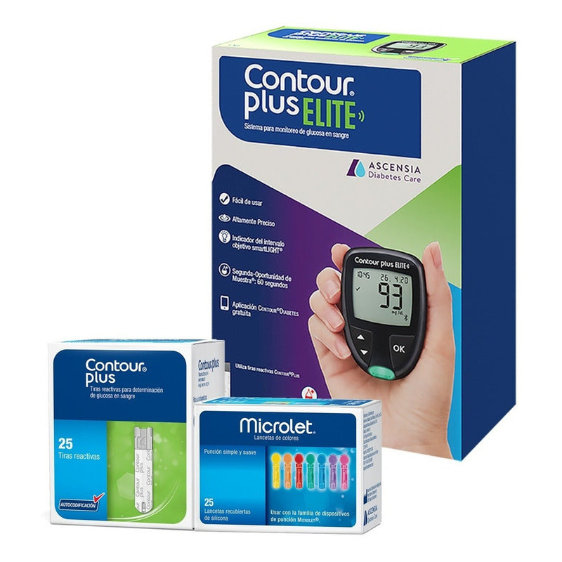 Glucómetro Bluetooth Contour Plus Elite