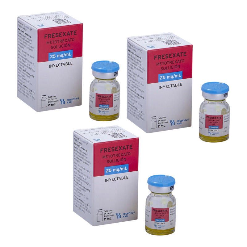 Fresexate Metotrexato Fresenius Kabi  3 Cajas 2ml/50mg C/u