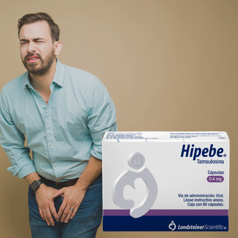 Hipebe Tamsulosina 0.4 Mg 2 Cjas 60 Cápsulas C/u Landsteiner