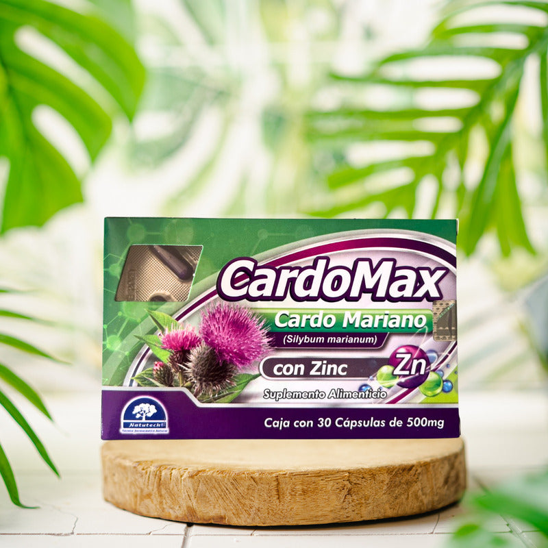 Cardomax Caja Con 30 Cápsulas De 500 Mg Natutech Sin Sabor