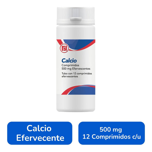 Calcio Efervescente 500 Mg Tubo Con 12 Comprimidos Randall