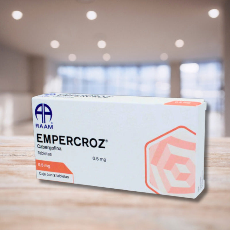 Empercroz Cabergolina 0.5 Mg Caja Con 2 Tabletas