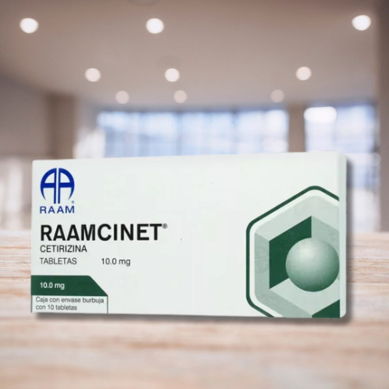 Raamcinet Cetirizina 10 Mg 2 Cajas Con 10 Tabletas C/u