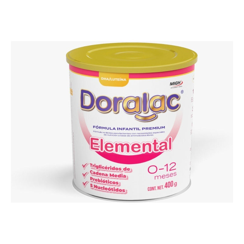 Doralac Elemental Formula Iantil Premium 400g Sabor Sin Sabor