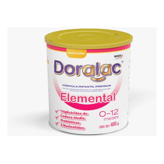 Doralac Elemental Formula Iantil Premium 400g Sabor Sin Sabor