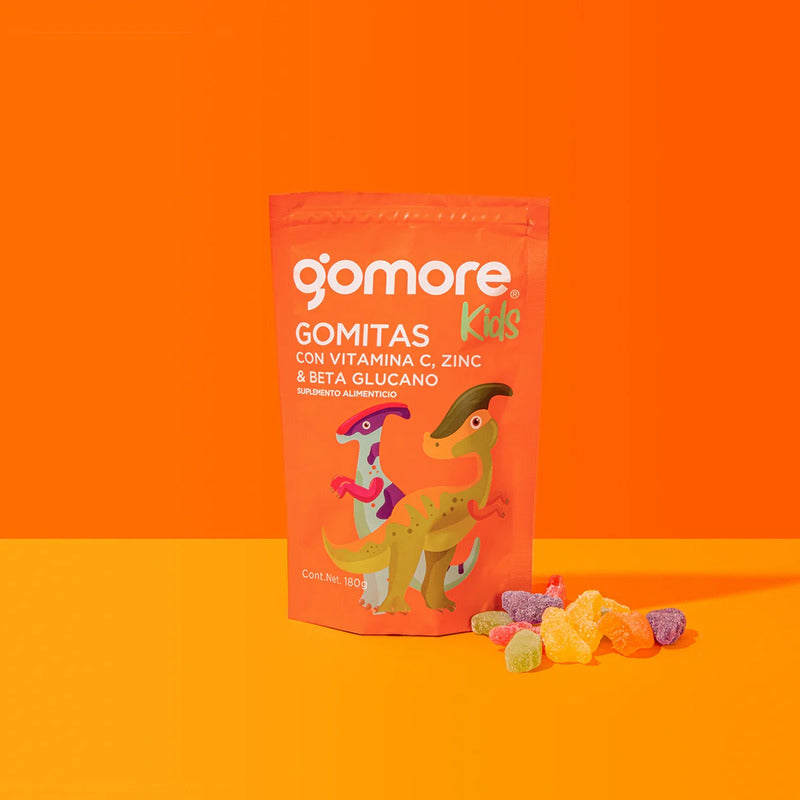 Gomore Kids Gomitas Con Vitamina C, Zinc Y Beta Glucano Frutas