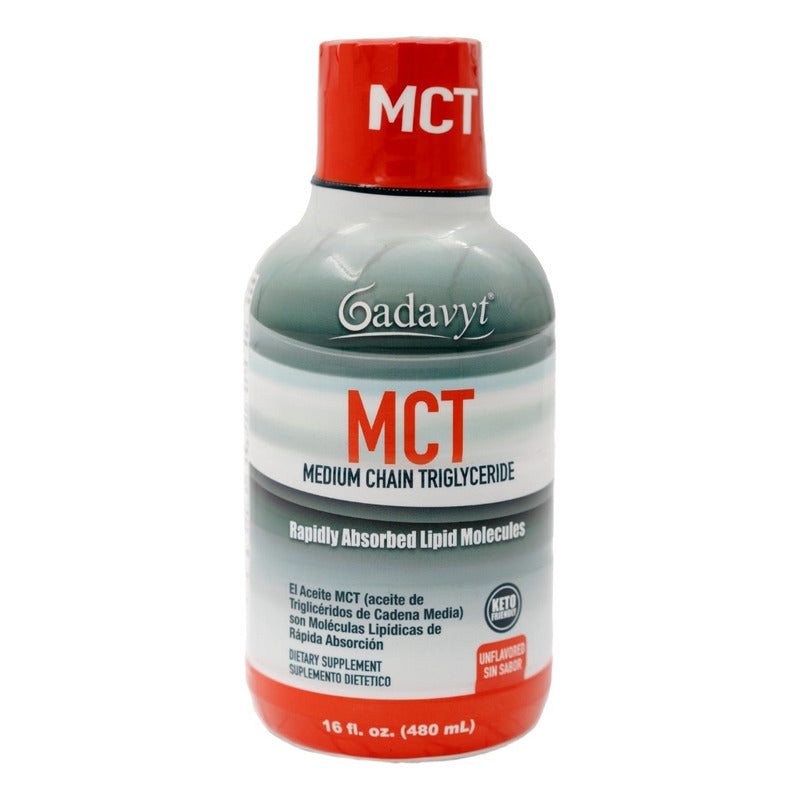Gadavyt Mct 480 Ml Sin Sabor, Suplemento Líquido Sin Sabor