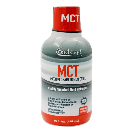 Gadavyt Mct 480 Ml Sin Sabor, Suplemento Líquido Sin Sabor