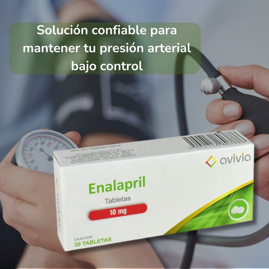 Enalapril 10 Mg 6 Cajas Con 30 Tabletas C/u Avivia