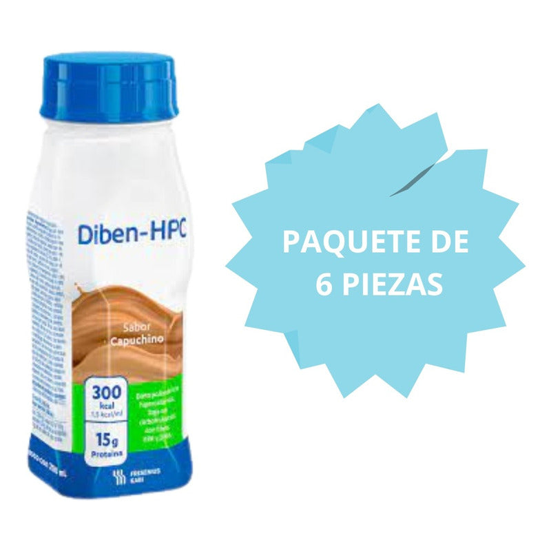 Diben-hpc Sabor Capuchino Paquete Con 6 Botellas D 200ml C/u Cappuccino