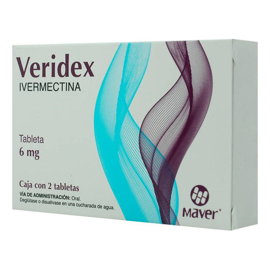 Veridex Tableta 6 Mg, 2 Tabletas