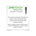Onetouch Delica Plus Con 25 Lancetas Gris