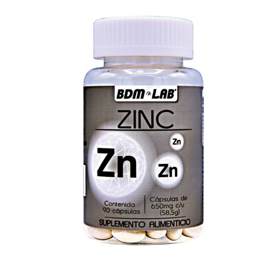 Zinc Bdm Lab 90 Capsulas  Sin Sabor