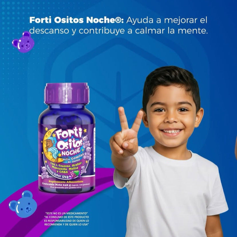 Forti Ositos Noche Vitaminas Infantil 242 G Uva Natutech Uva