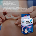 Alfa Medical Venditas Adhesivas Redondas Color Piel 100 Pzas