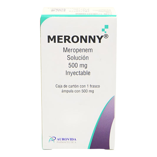 Meronny Meropenem 500 Mg Inyectable Aurovida