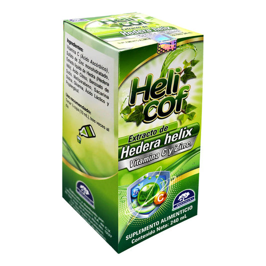 Heli Cof Hedra Helix Frasco Con 240 Ml Suplemento Natutech Sin Sabor