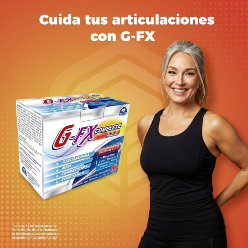 G-fx Complete Polvo 20 Sobres Suplemento Alimenticio Frambuesa