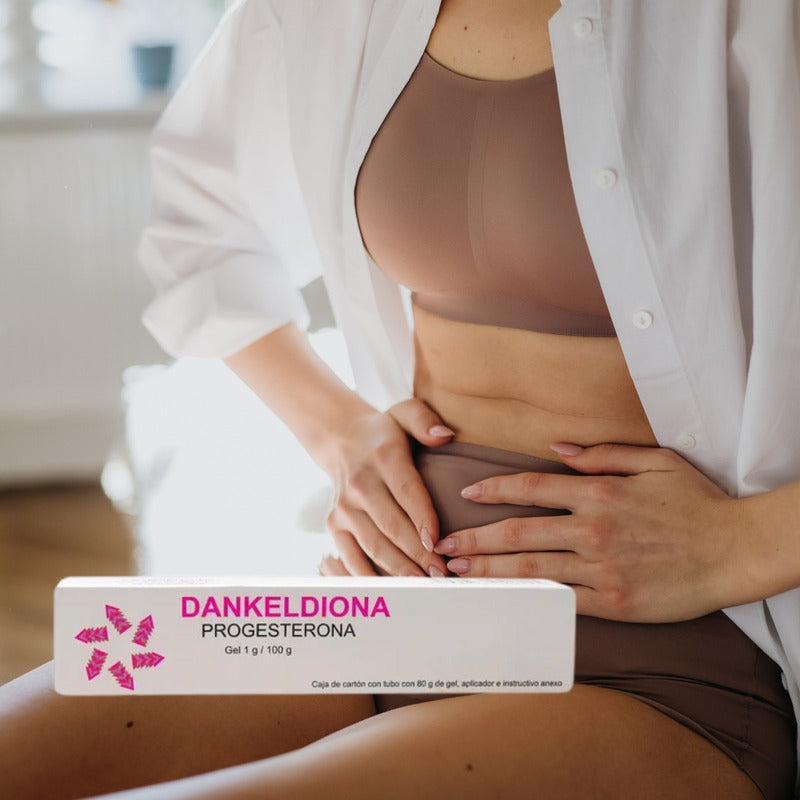 Dankeldiona Progesterona Gel 1 G. 2 Tubos Con 80g C/u Dankel