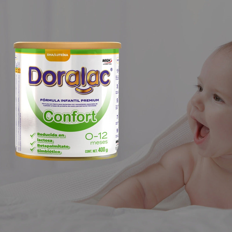 Doralac Confort Fórmula Infantil Premium 400 G 0 - 12 Meses Sin Sabor