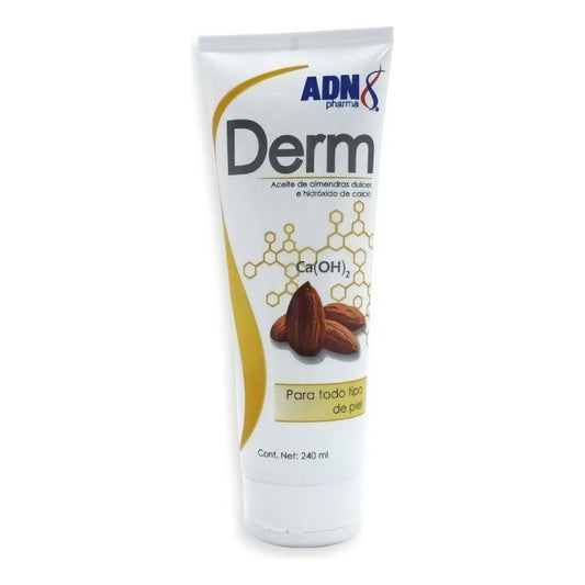 Adn Pharma Crema Corporal Con Aceite De Almendras Dulces, Hidratación Profunda, 240 Ml