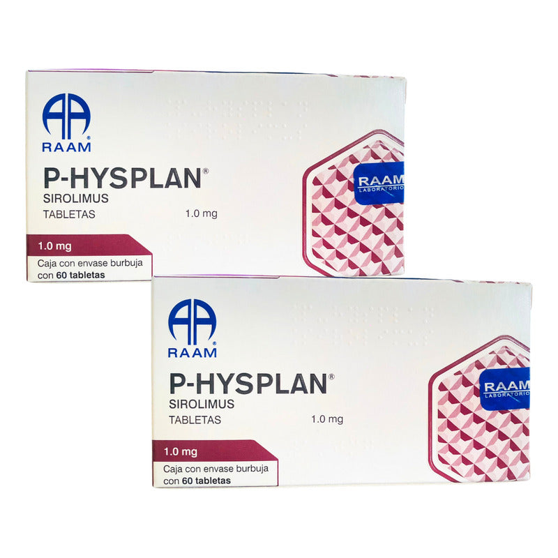 P-hysplan Sirolimus 2 Cajas Con 60 Tabletas C/u Raam