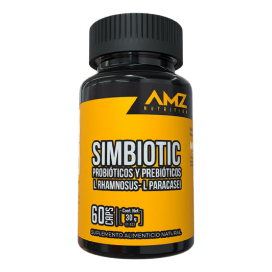 Amz Simbiotic Probióticos Y Prebióticos 60 Cápsulas Sin Sabor