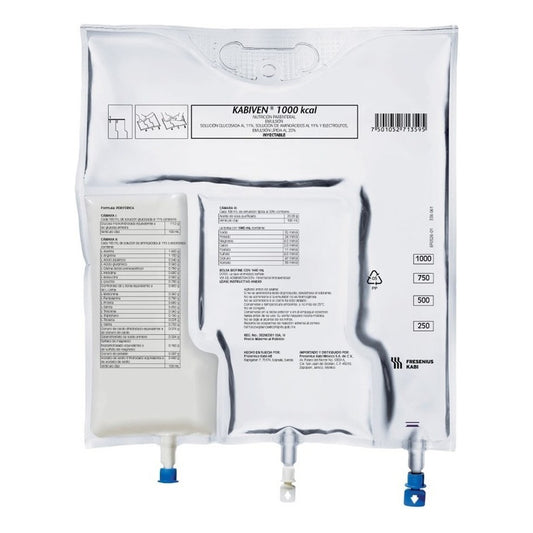 Kabiven Periferico 1000 Kcal 1440 Ml Fresenius Kabi C/4 Pz Kabiven Periferico