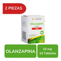 Olanzapina 10 Mg 2 Frascos Con 14 Tabletas Cada Uno.
