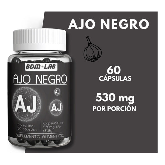 Ajo Negro Bdm Lab 60 Capsulas Sin Sabor