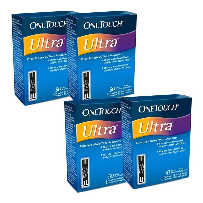 One Touch Paquete De 200 Tiras Ultra Para Glucómetro
