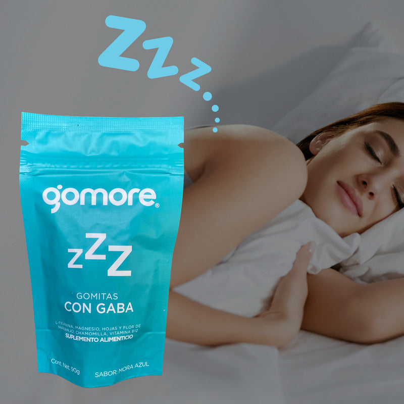 Gomore Gomitas Con Gaba, L-teanina, Magnesio, Naranjo 90 G Mora Azul