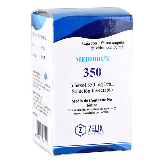 Medibrux Iohexol 350 Mg 50 Ml Solución Inyectable Zeux