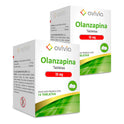 Olanzapina 10 Mg 2 Frascos Con 14 Tabletas Cada Uno.