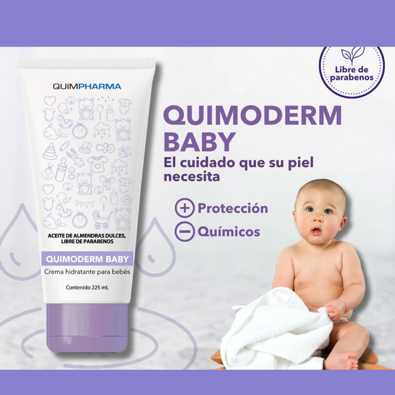 Quimoderm Baby Crema Hidratante 225 Ml Quimpharma Almendras