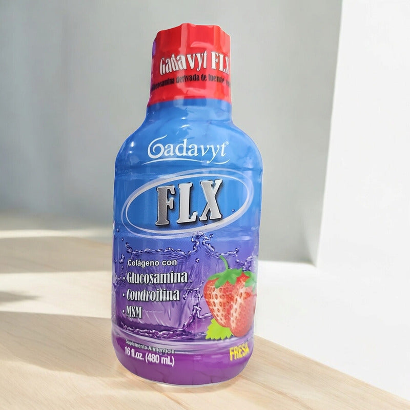 Gadavyt Flx Colageno Glucosamina Condroitina Msm Fresa 480ml