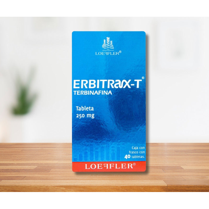 Erbitrax-t 250mg 40 Tabletas - Loeffler (terbinafina)