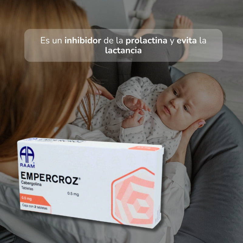 Empercroz Cabergolina 0.5 Mg Caja Con 2 Tabletas
