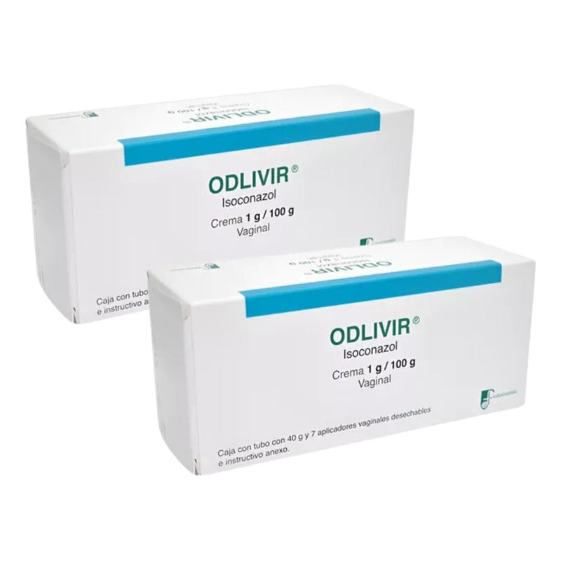 Odlivir Isoconazol 1 G Crema Vaginal 2 Tubos Con 40 G C/u