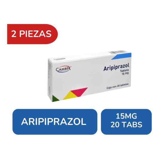 Aripiprazol 2 Cajas De 15mg Con 20 Tabletas Cada Una
