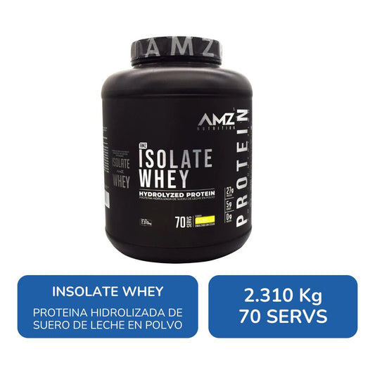 Amz Isolate Whey Proteína 2.310 Kg 70 Servs Sabor Vainilla Vainilla