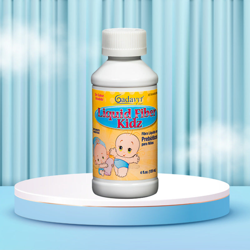Gadavyt Liquid Fiber Kidz 120 Ml Fibra Liquida Para Niños Sin Sabor