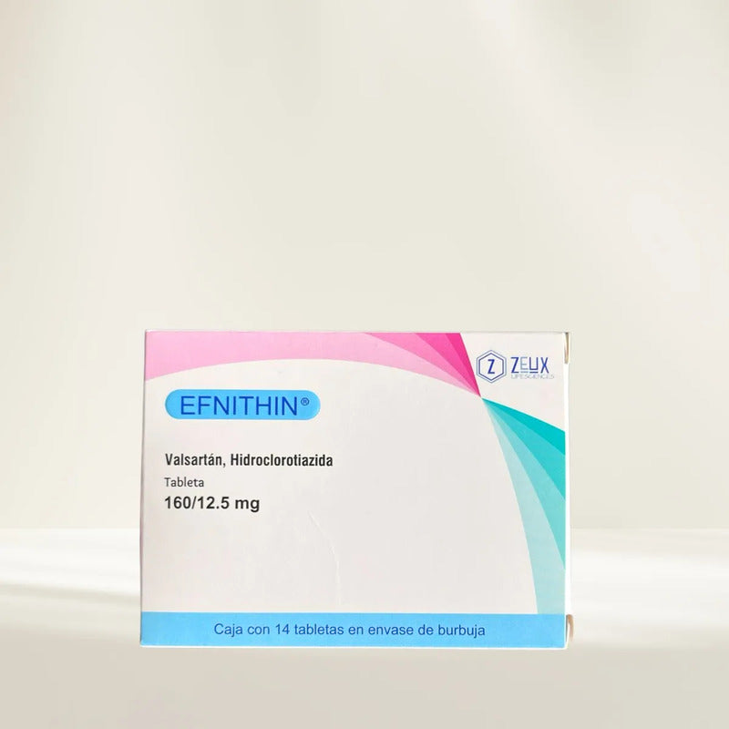 Efnithin Valsartán / Hidroclorotiazida 160/12.5 Mg Caja Con 14 Tabletas Zeux