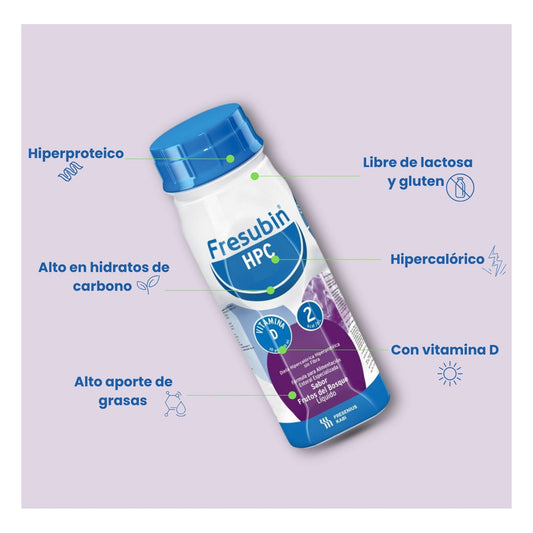 Fresubin Hpc Frutos Del Bosque 200 Ml 6 Piezas Suplemento Frutos Del Bosque