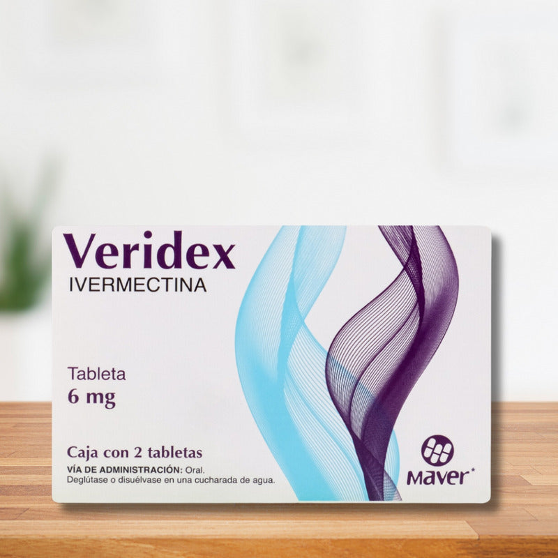 Veridex Ivermectina 6mg 3 Cajas Con 2 Tabletas Cada Una