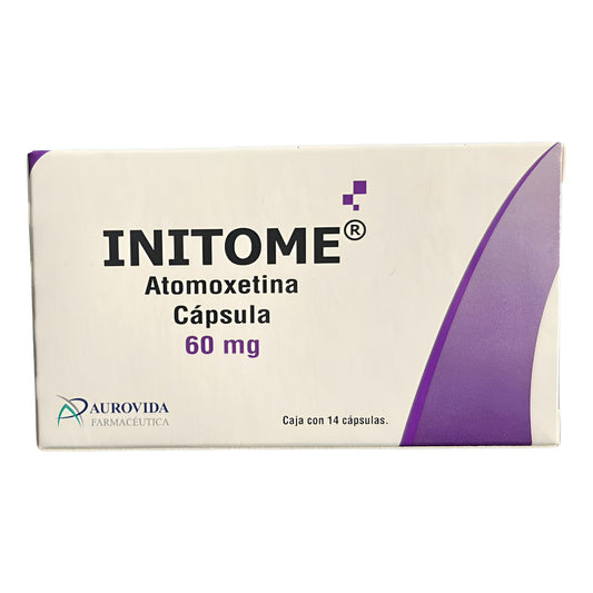Initome Atomoxetina 60 Mg Caja Con 14 Cápsulas Aurovida