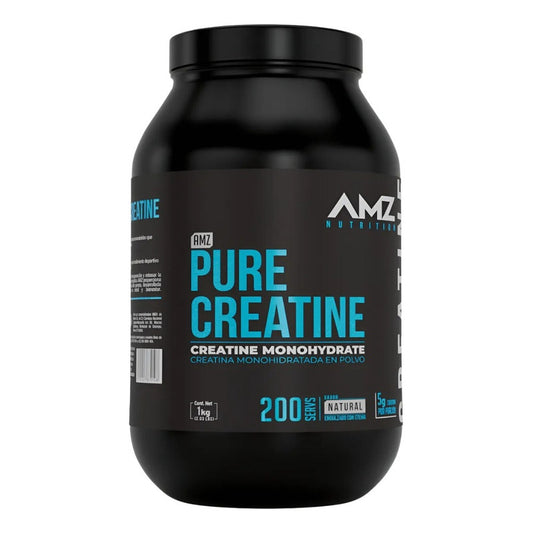 Amz Pure Creatine, Creatina Monohidratada En Polvo 1 Kg. Natural