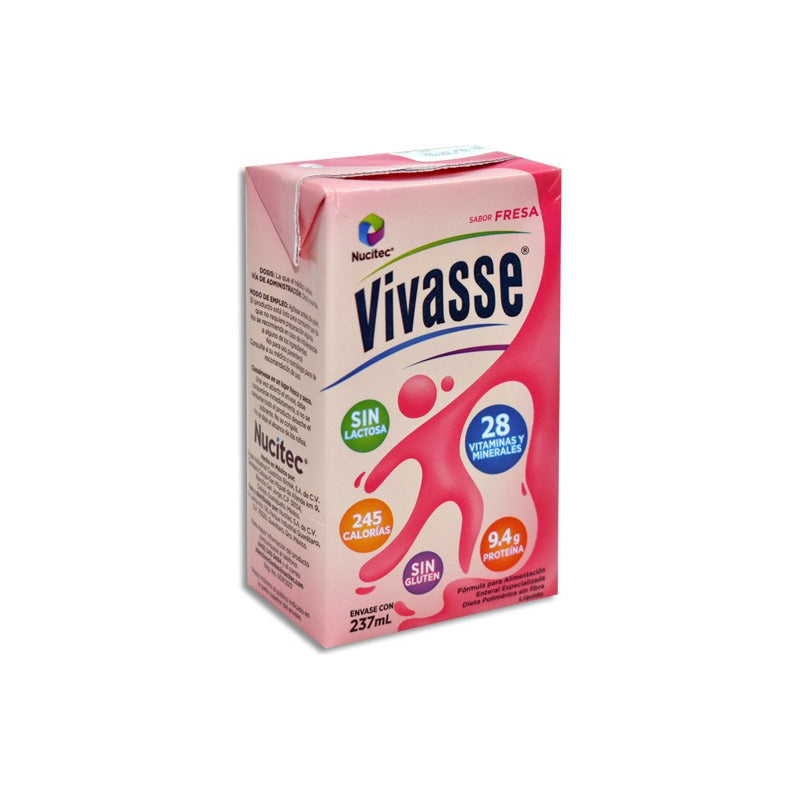 Vivasse Dieta Polimerica Sabor Fresa 27 Piezas