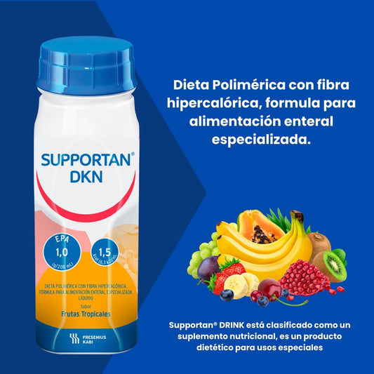 Supportan Dkn  200 Ml Sabor Frutas Tropicales 6 Botellas Frutas Tropicales