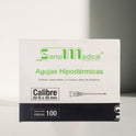 Jeringa De 1 Ml Con Aguja 22g X 32 Mm 100 Pzas Jayor 1 Ml